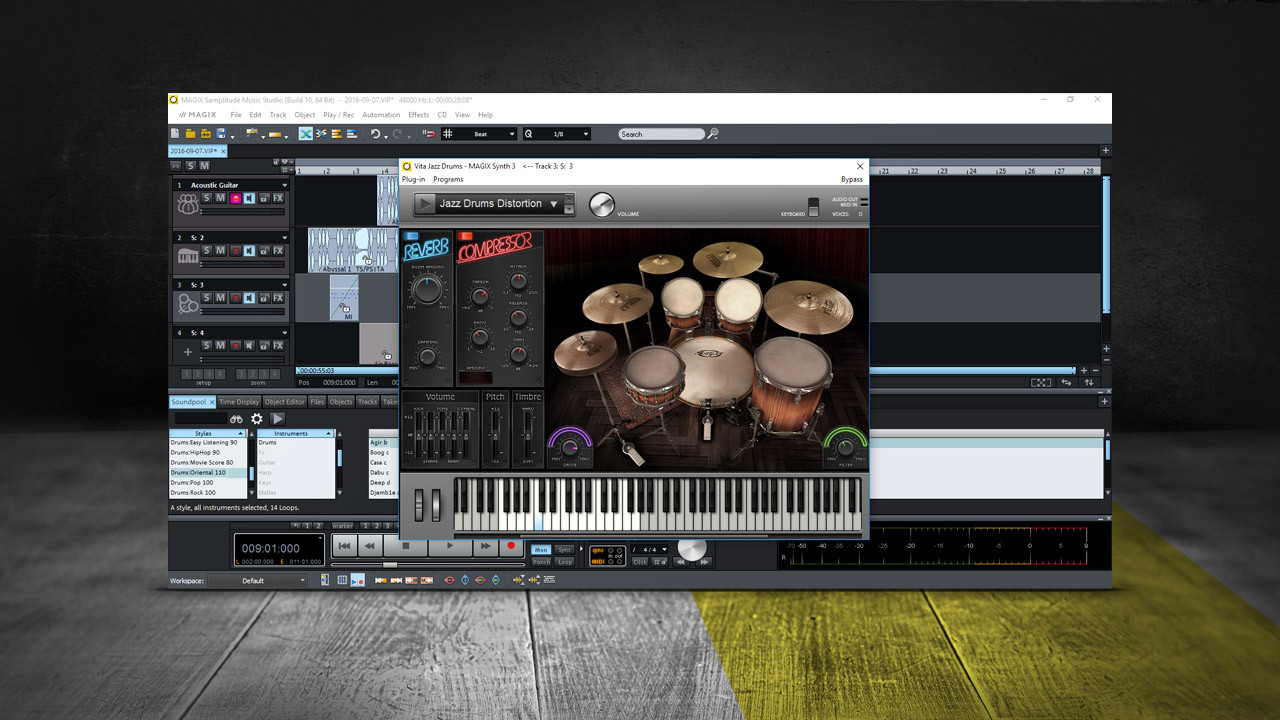 Samplitude Music Studio - кадр 2
