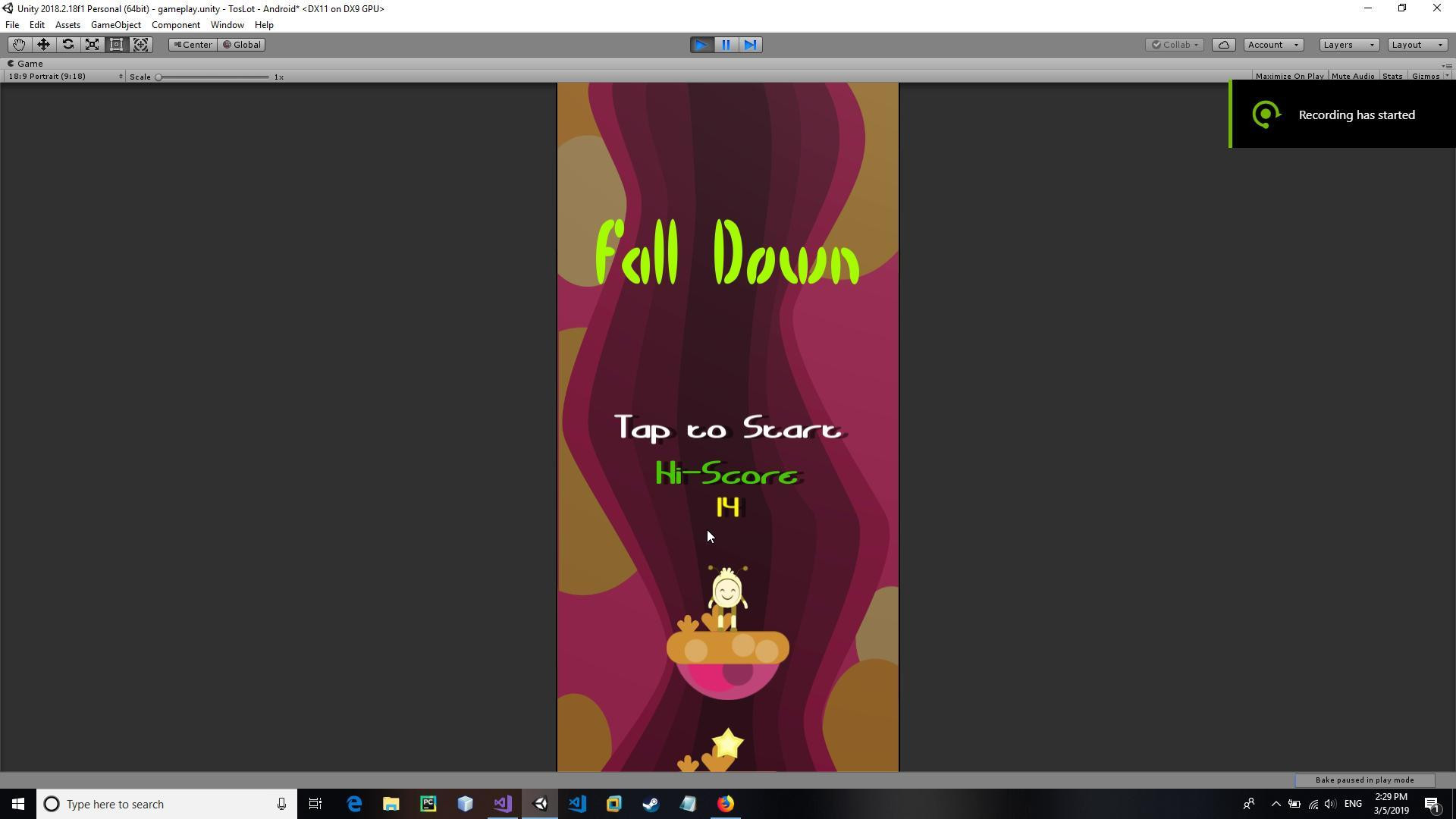 FallDown - Mobile APK (itch) - кадр 2
