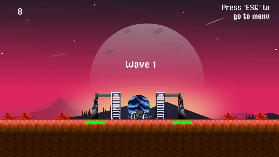 Defend the Mini Planets (itch) - кадр 1