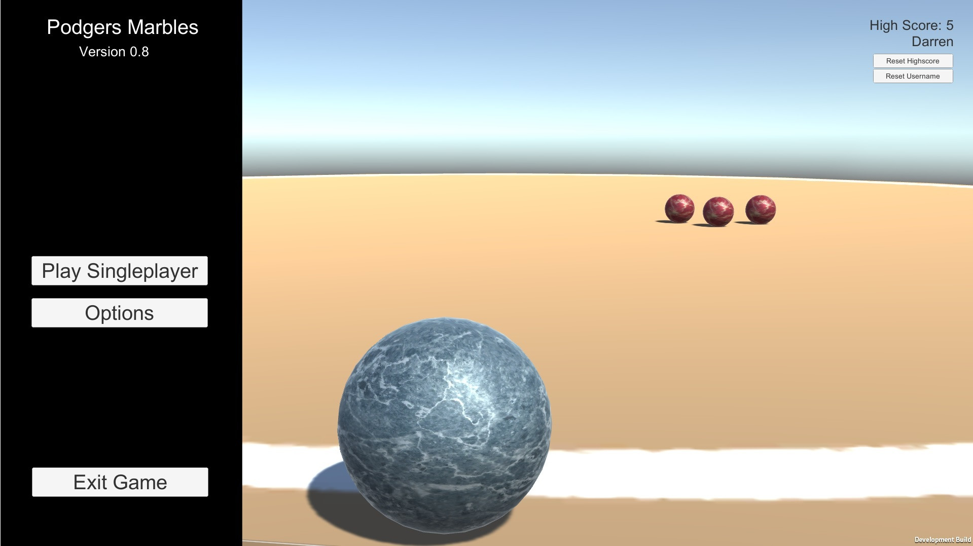 Podgers Marbles (itch) - кадр 1