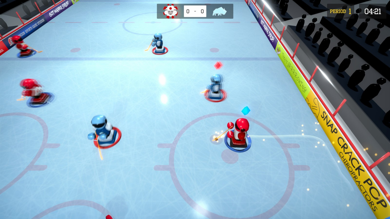 3 on 3 Super Robot Hockey - кадр 3