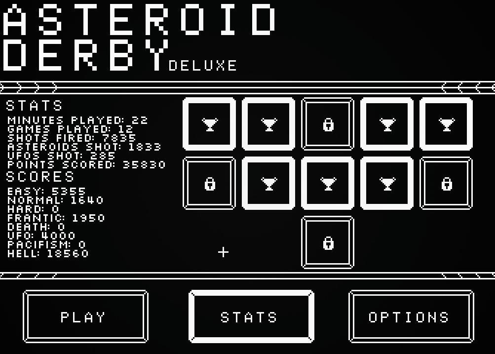Asteroid Derby Deluxe (itch) - кадр 2
