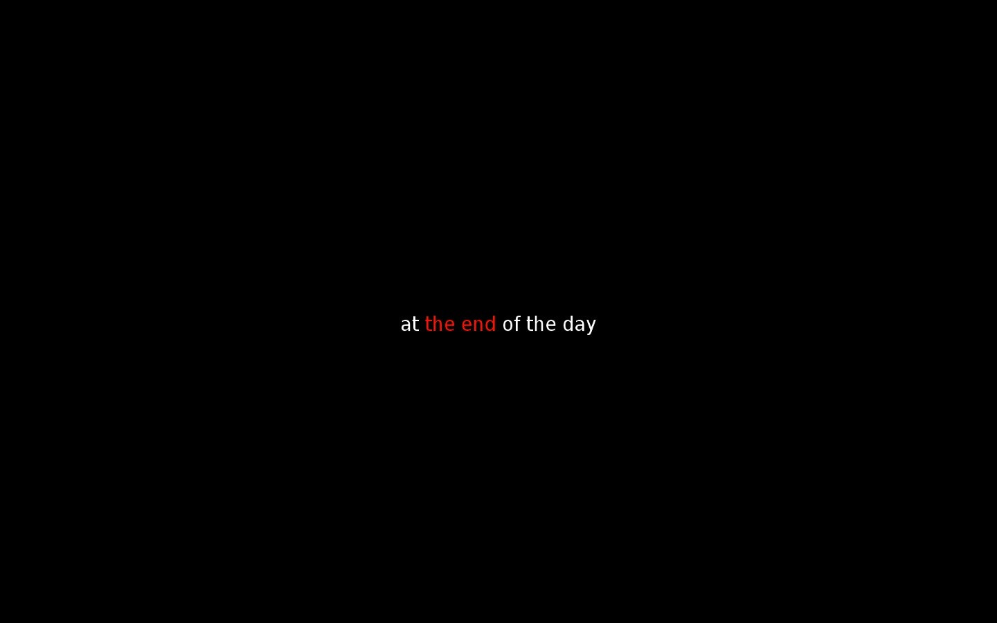 At the End of the Day (itch) - кадр 1