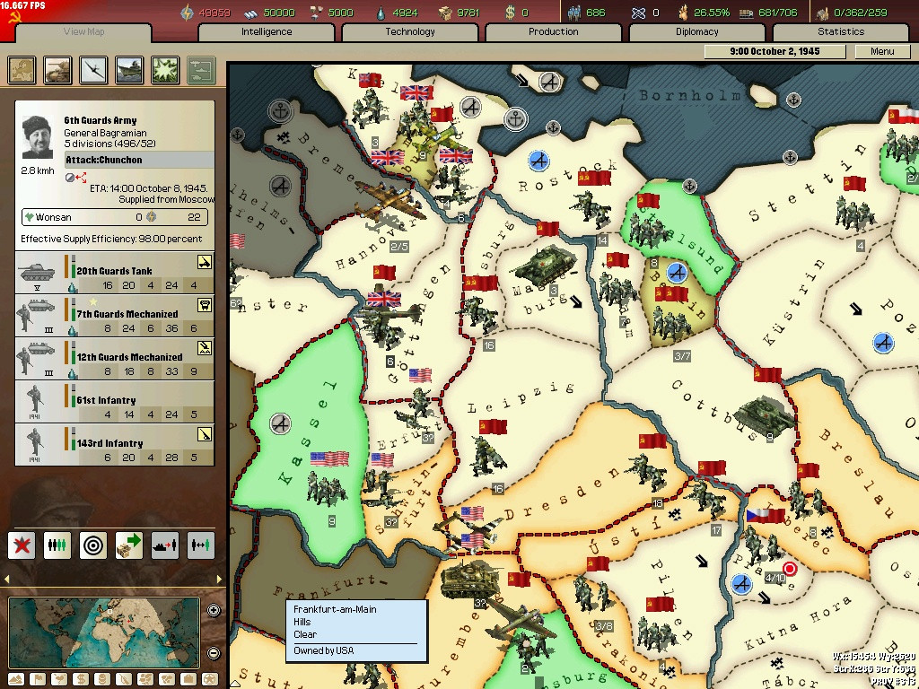 Hearts of Iron 2: Doomsday - кадр 10