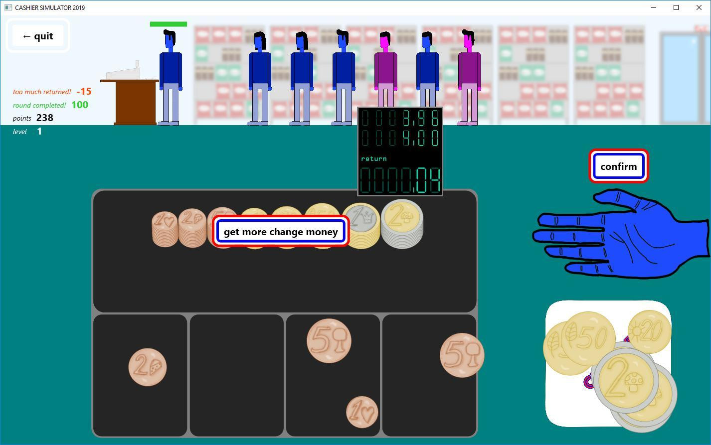 Cashier Simulator 2019 (itch) - кадр 1