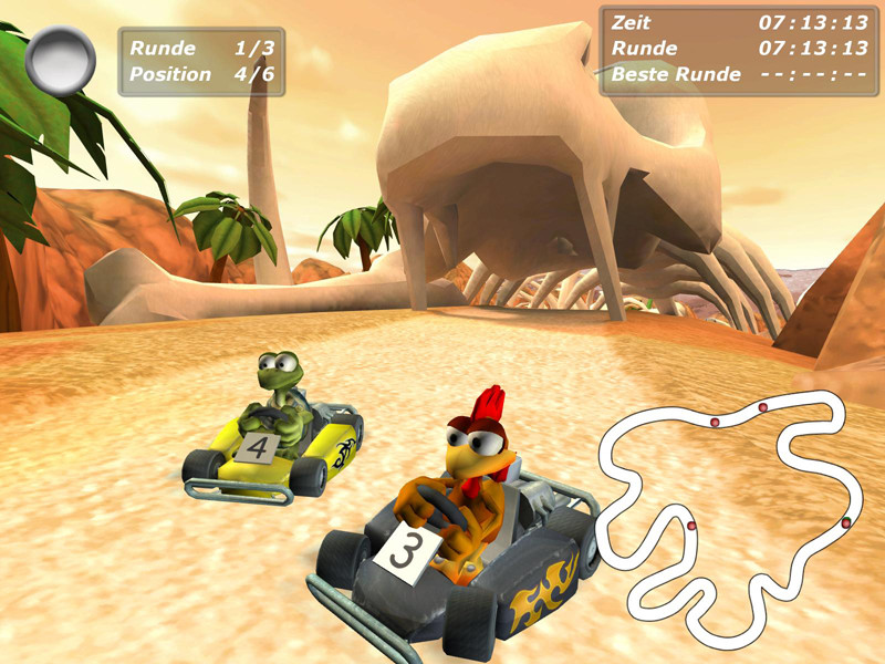 Moorhuhn Kart 3 - кадр 4