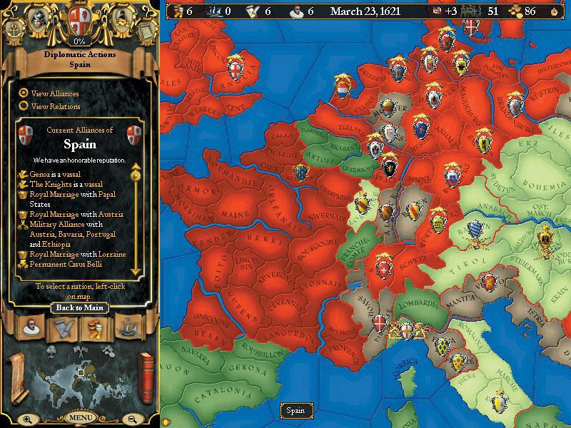 Europa Universalis 2 - кадр 8