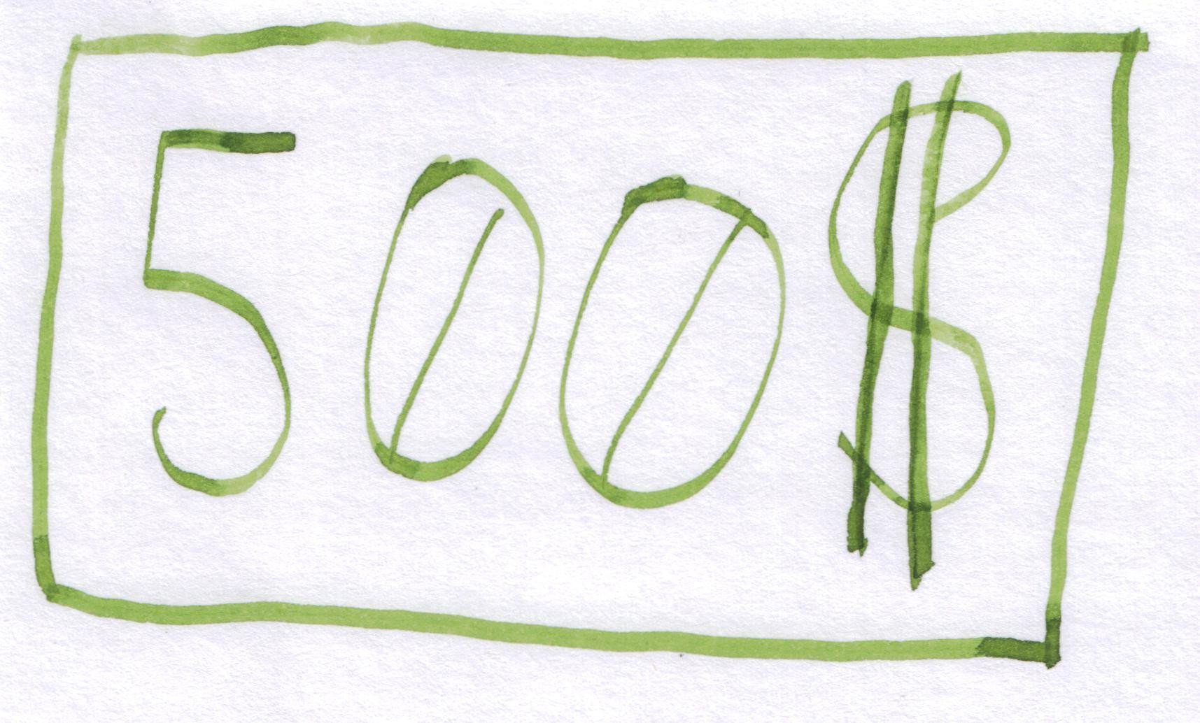 Five hundred dollars (itch) - кадр 1