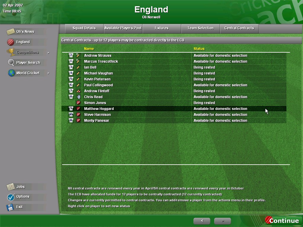 Cricket Coach 2007 - кадр 15