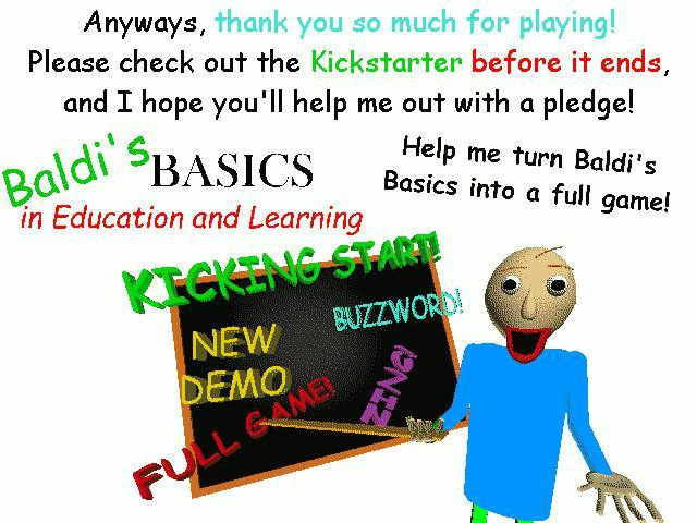 BALDI PRE RELEASE 2 CAMP (itch) - кадр 1