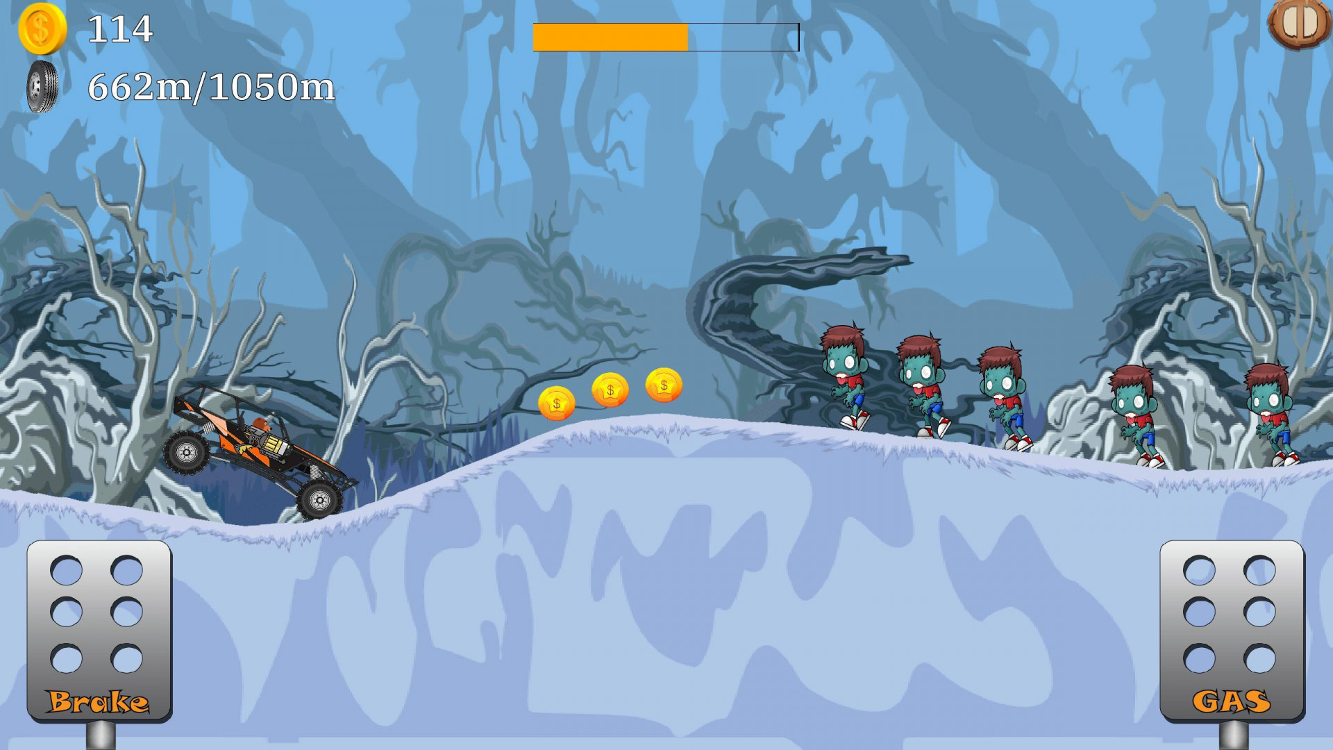 Racing The Undead - 2D Physics Racing (itch) - кадр 3