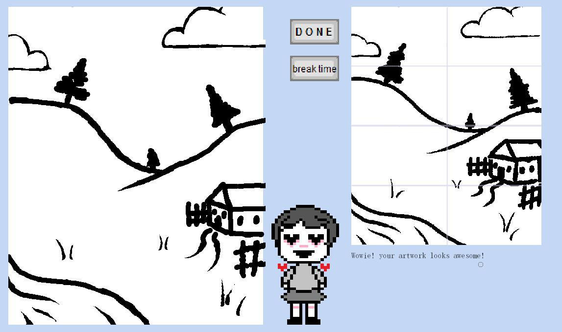 Eyeless Artist's Drawing Practice (itch) - кадр 2