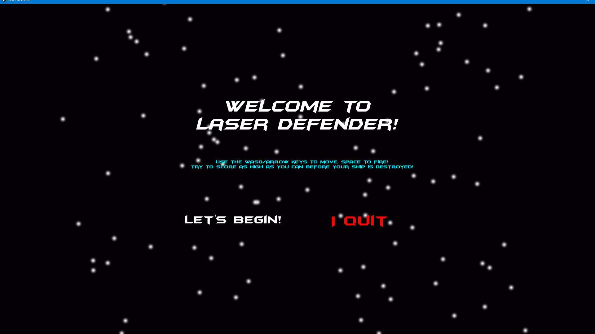 Laser Defender (Shiv) (itch) - кадр 1