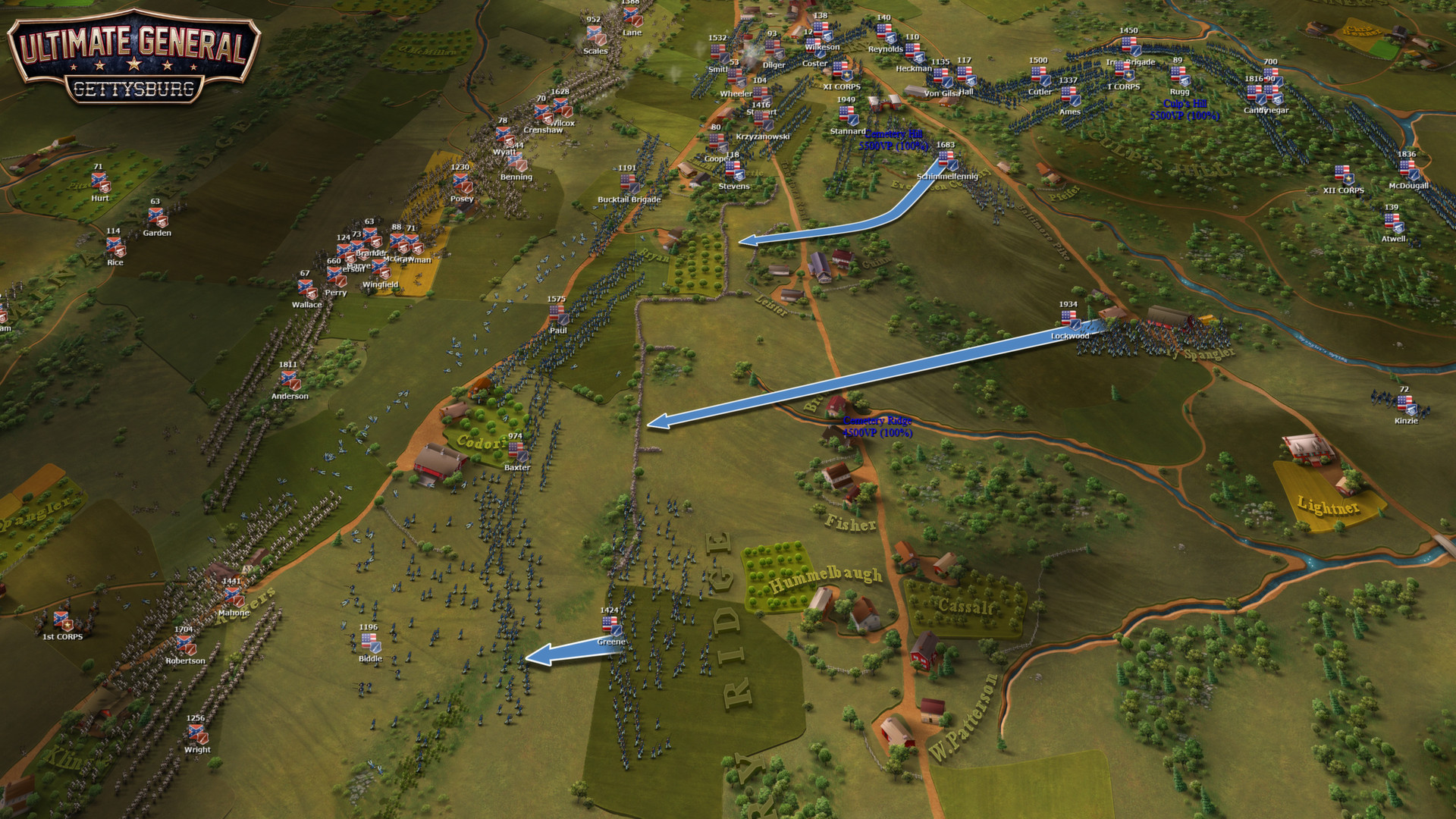 Ultimate General: Gettysburg - кадр 9