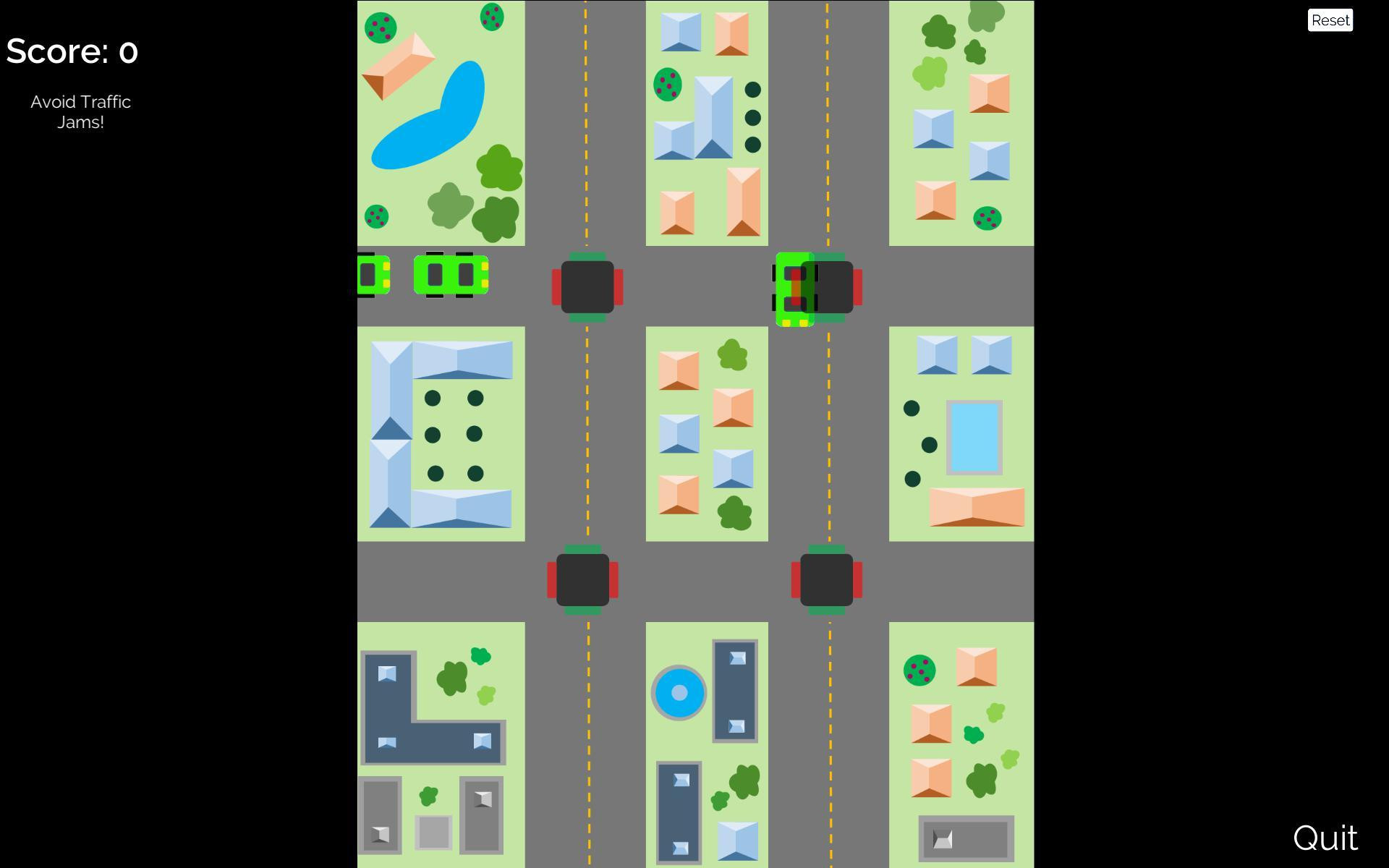 trouble in traffic town (itch) - кадр 1