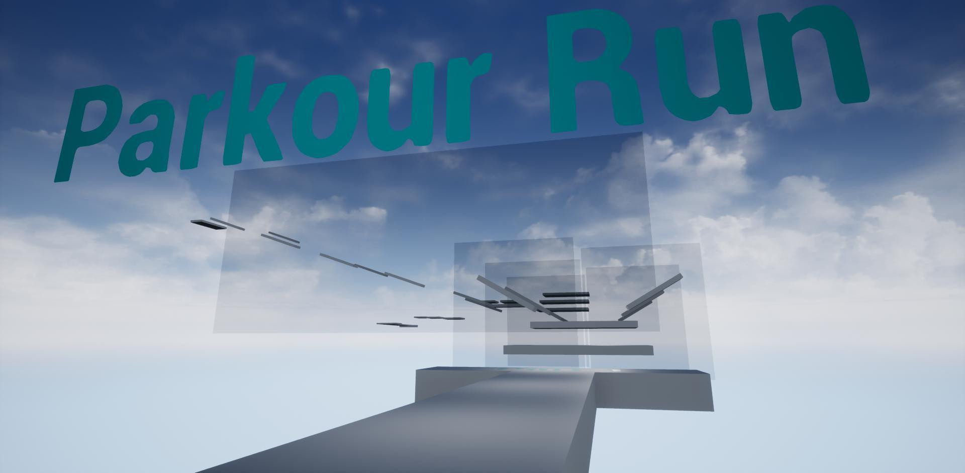 Parkour Run, 3D Parkour (itch) - кадр 2