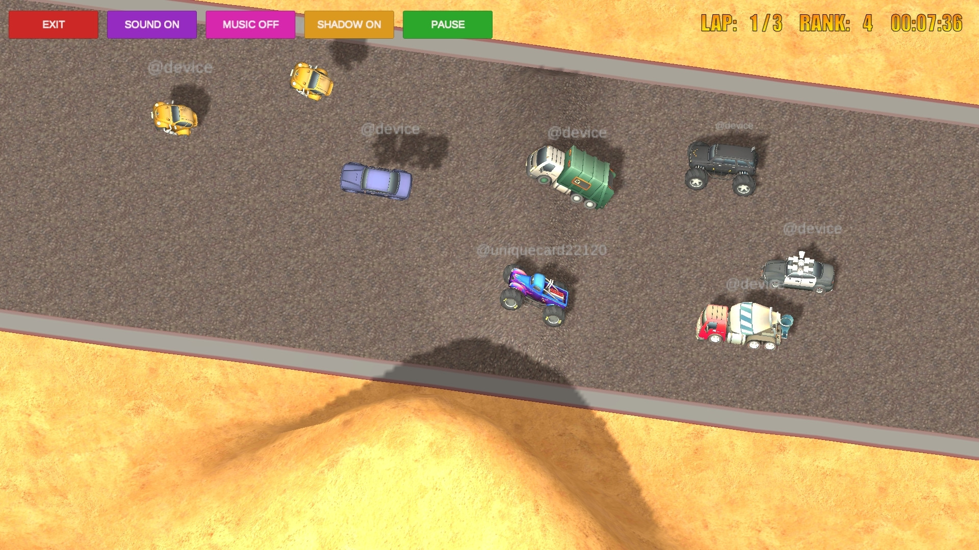 Micro Machines Racing On Line (itch) - кадр 4