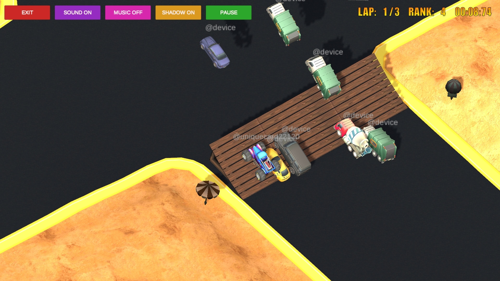 Micro Machines Racing On Line (itch) - кадр 5
