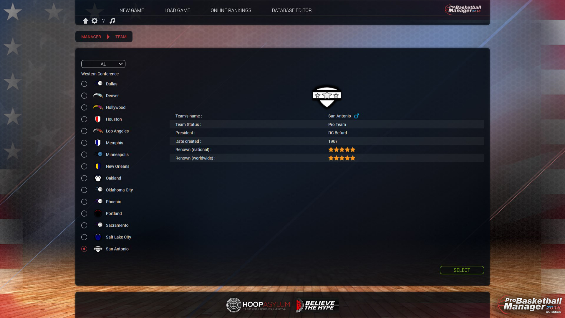 Pro Basketball Manager 2016 - US Edition - кадр 2