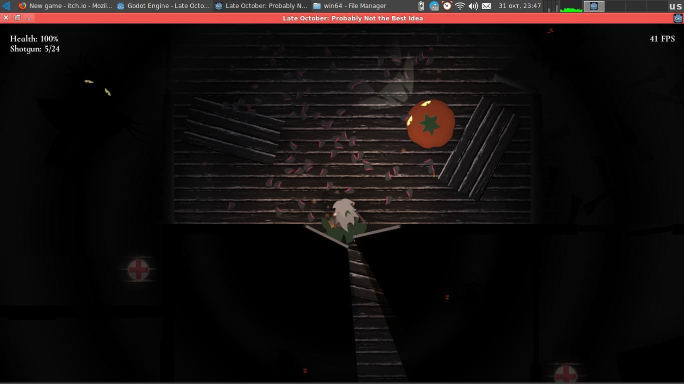Late October: Probably Not the Best Idea (itch) - кадр 1