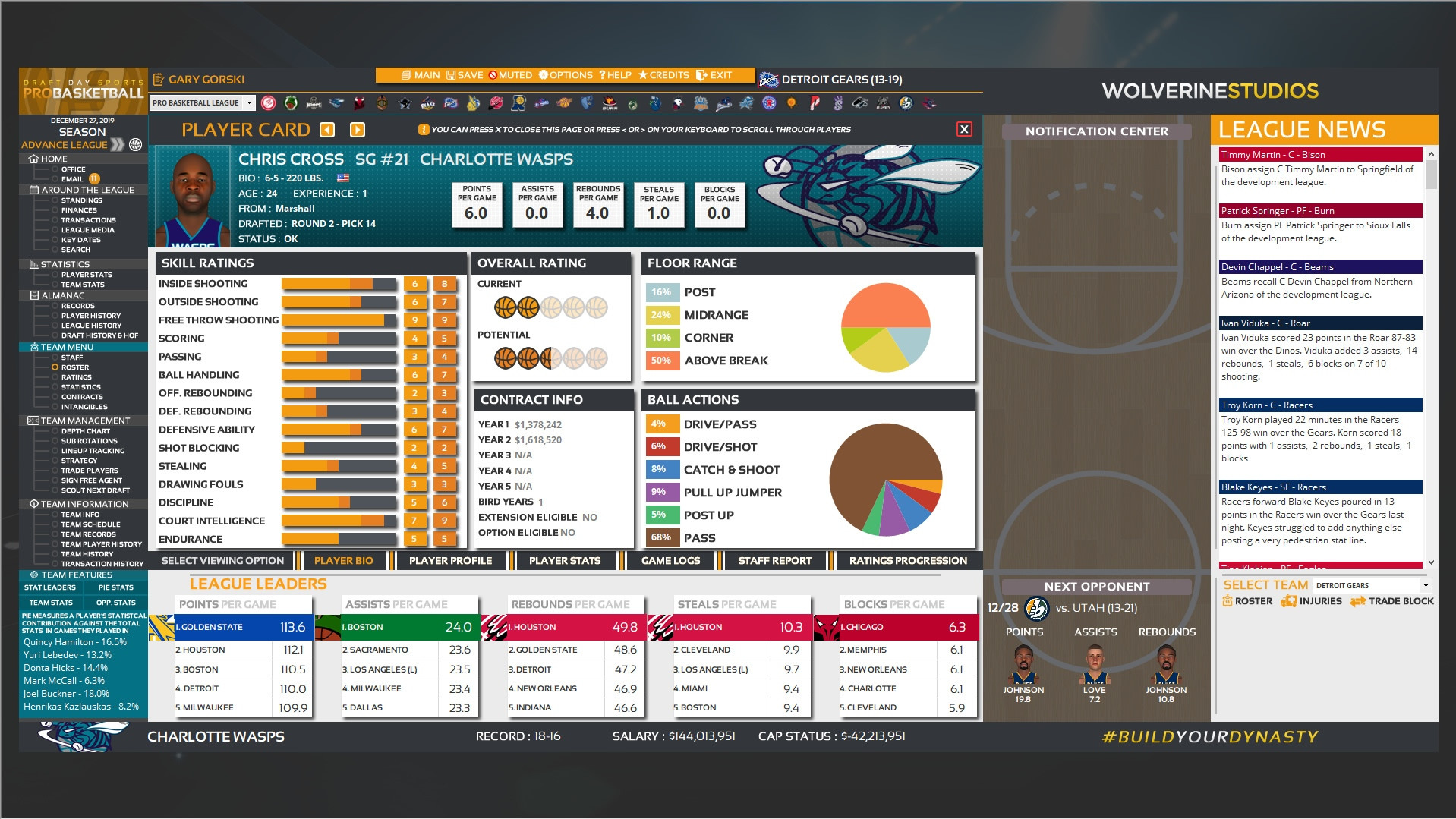 Draft Day Sports: Pro Basketball 2019 - кадр 2