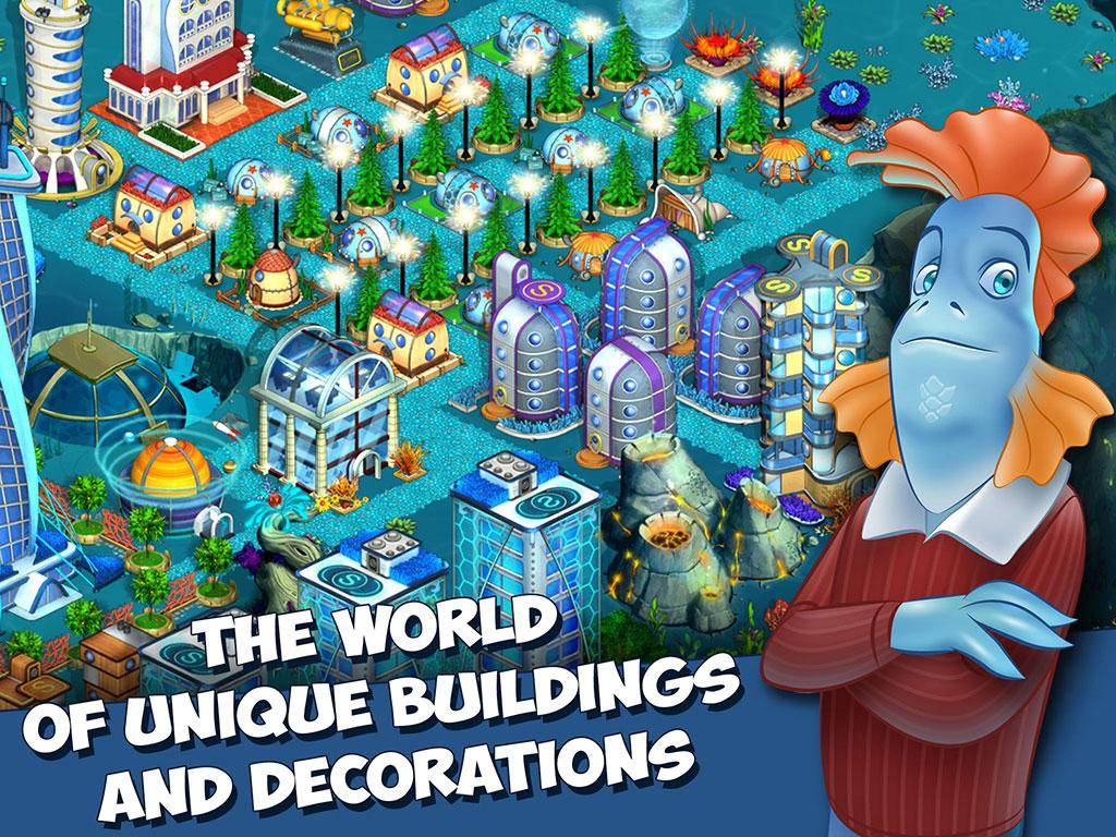 Aquapolis. Free city building! - кадр 12
