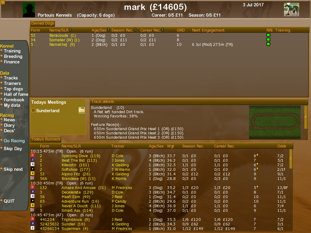 Greyhound Manager 2 Rebooted - кадр 2