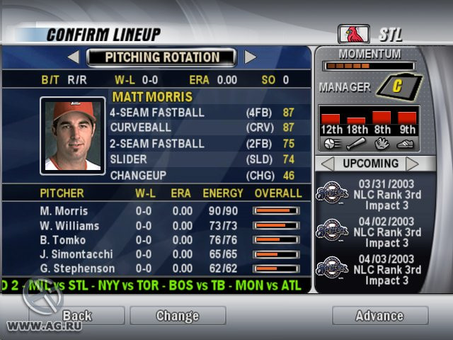 MVP Baseball 2003 - кадр 7