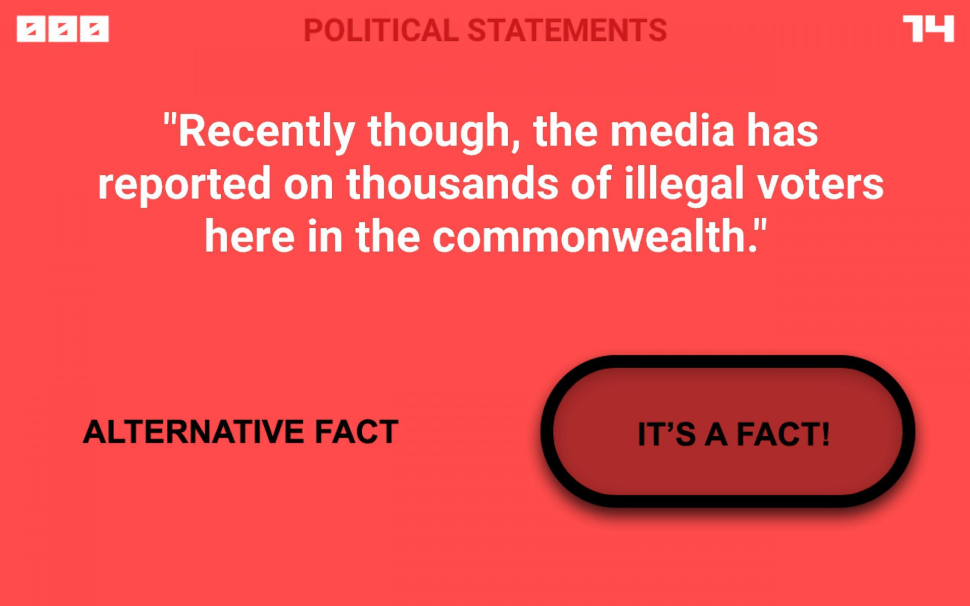 Alternative Facts (itch) - кадр 1
