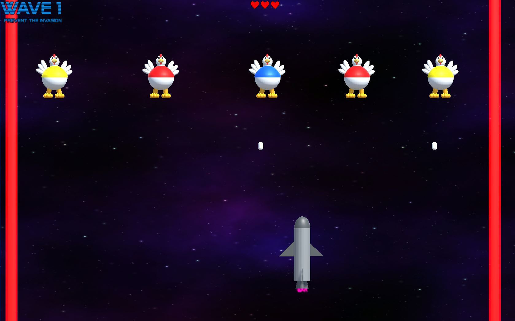 Space Chicken Invaders (itch) - кадр 2