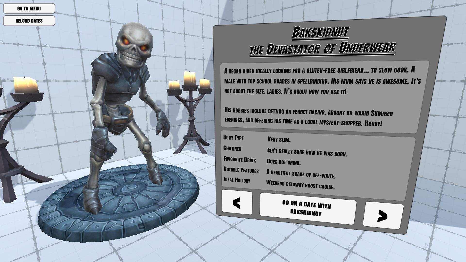 Monstrously Hunky: Monster Dating Sim (LD41) (itch) - кадр 2