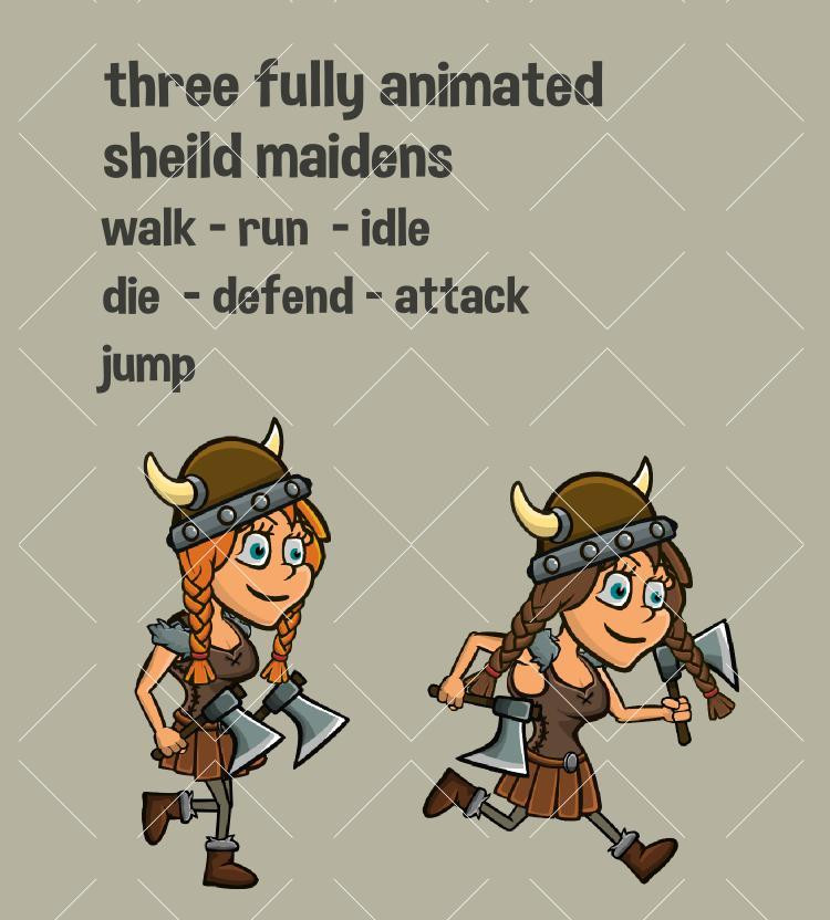 Female viking (itch) - кадр 1