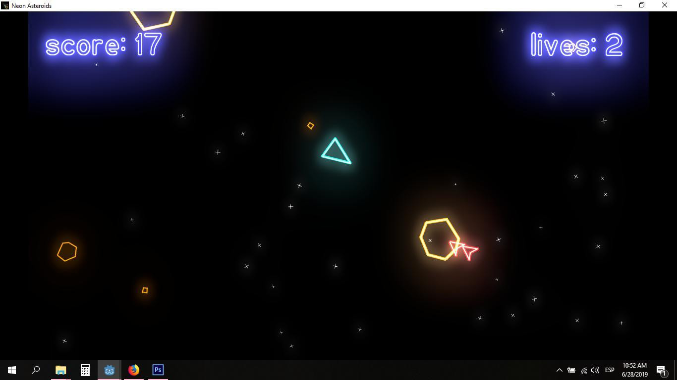 Neon Asteroids (itch) - кадр 2