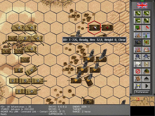 Steel Panthers 3: Brigade Command - кадр 3