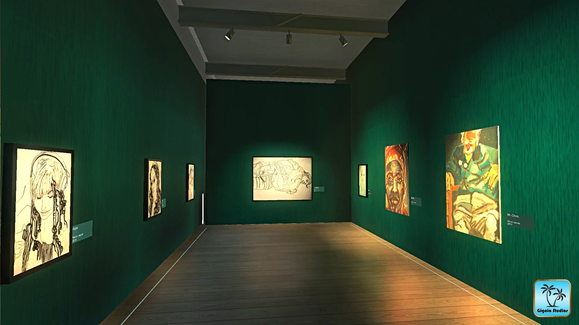 FACES Virtual Art Gallery (itch) - кадр 2