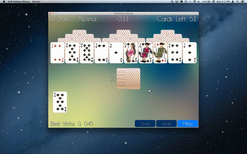 Golf Solitaire Deluxe - кадр 2