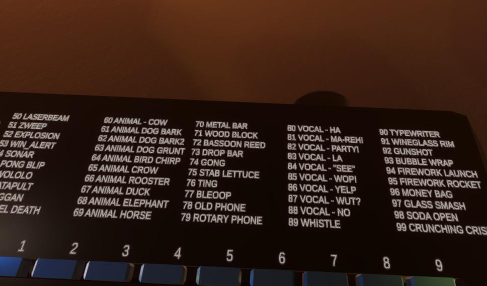 "Nostalgio" VR Keyboard (itch) - кадр 1
