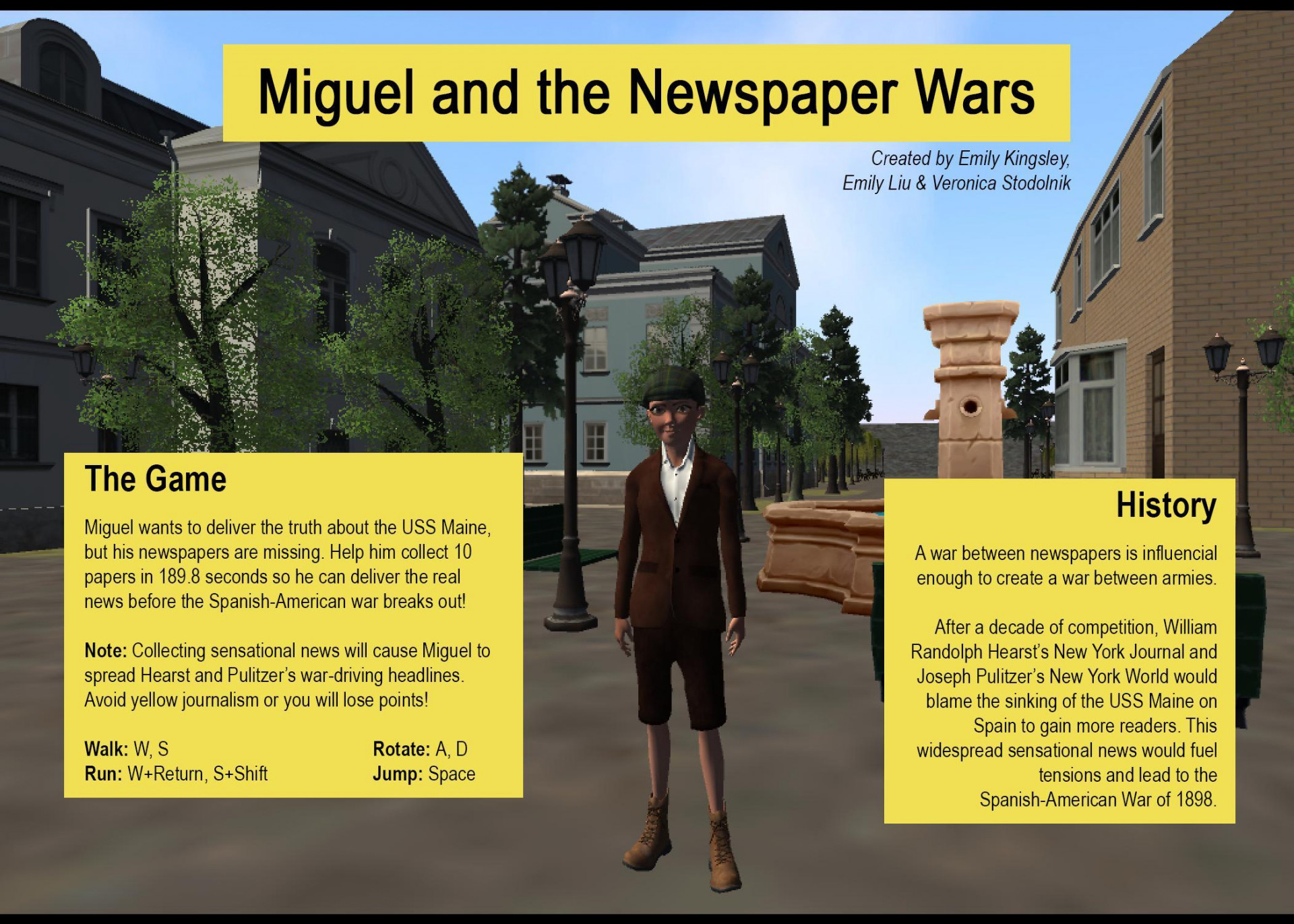 Miguel and the Newspaper Wars (nmiel) (itch) - кадр 1