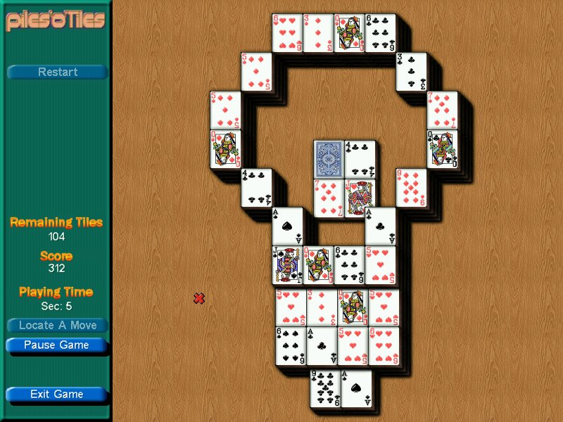 Piles'O'Tiles Mahjongg - кадр 1