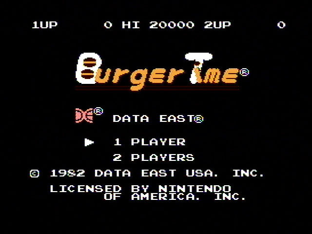 BurgerTime (1982) - кадр 1