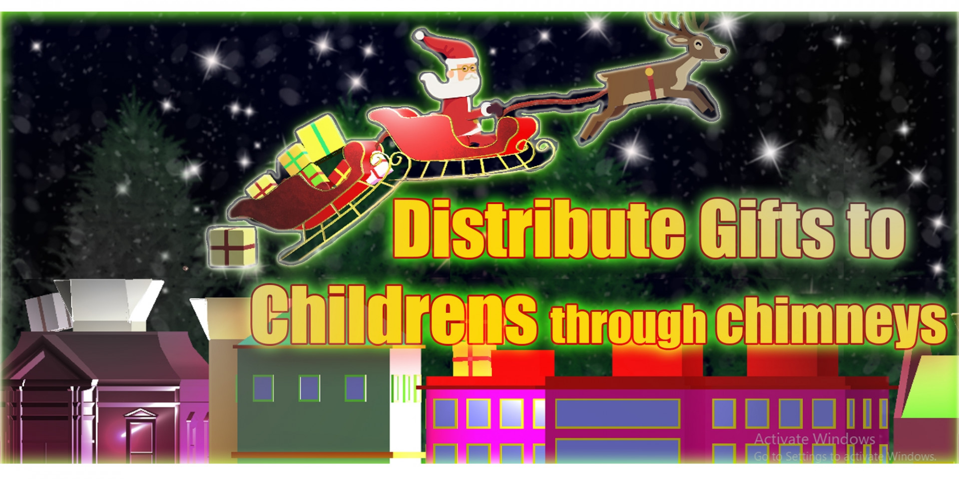Sleigh Rider Santa (itch) - кадр 2