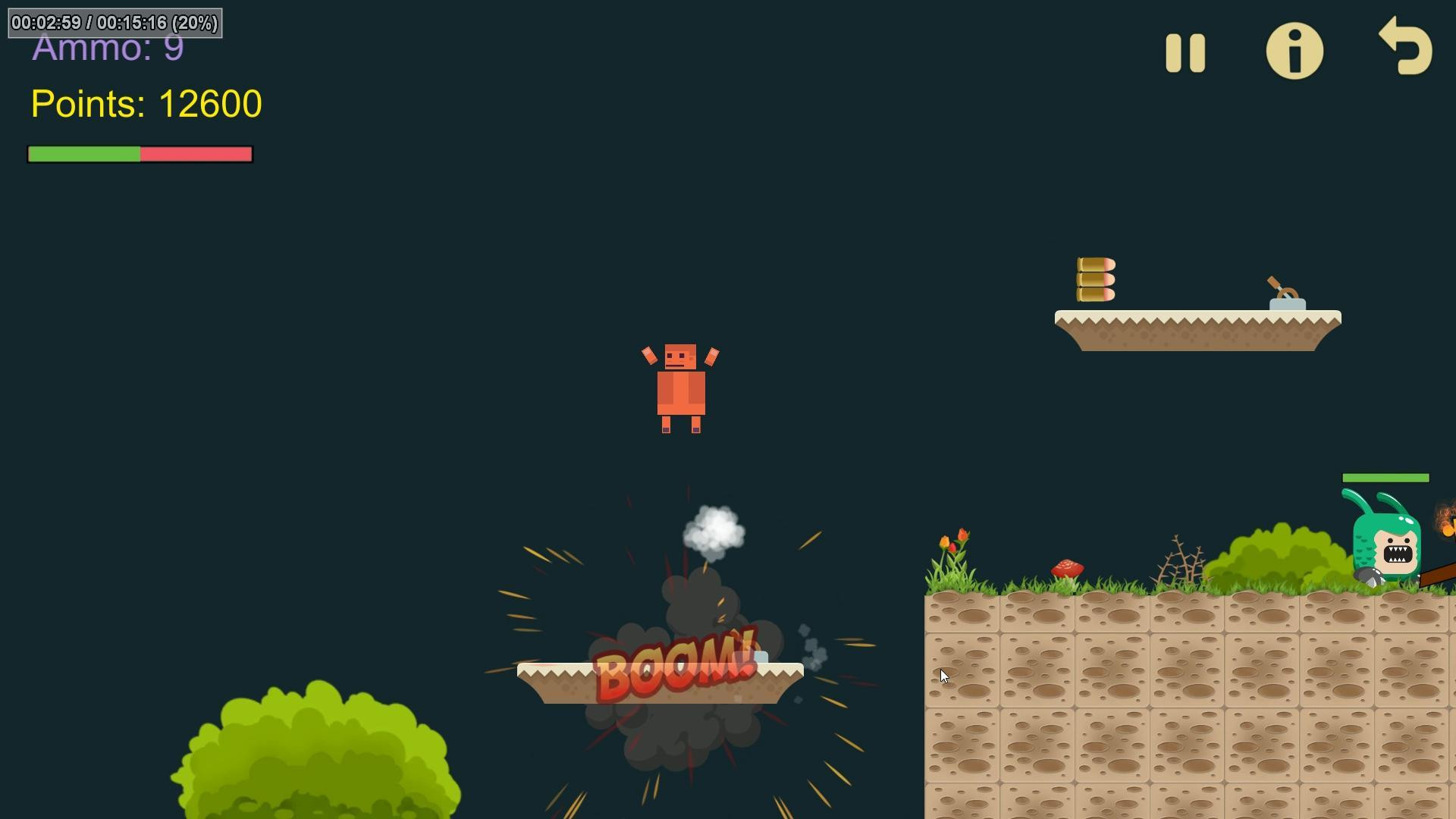 Orange Explorer - Classic Retro Puzzle Platformer (itch) - кадр 3