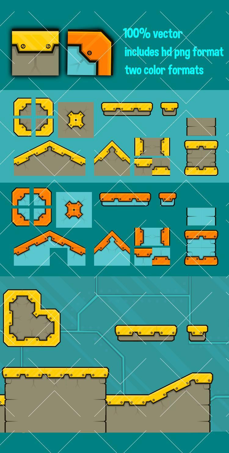 Laboratory 2d game tileset (itch) - кадр 1