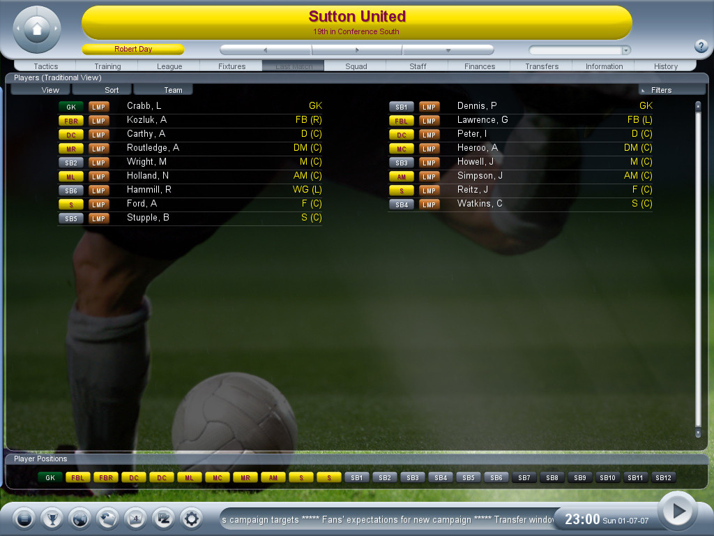 Championship Manager 2008 - кадр 5