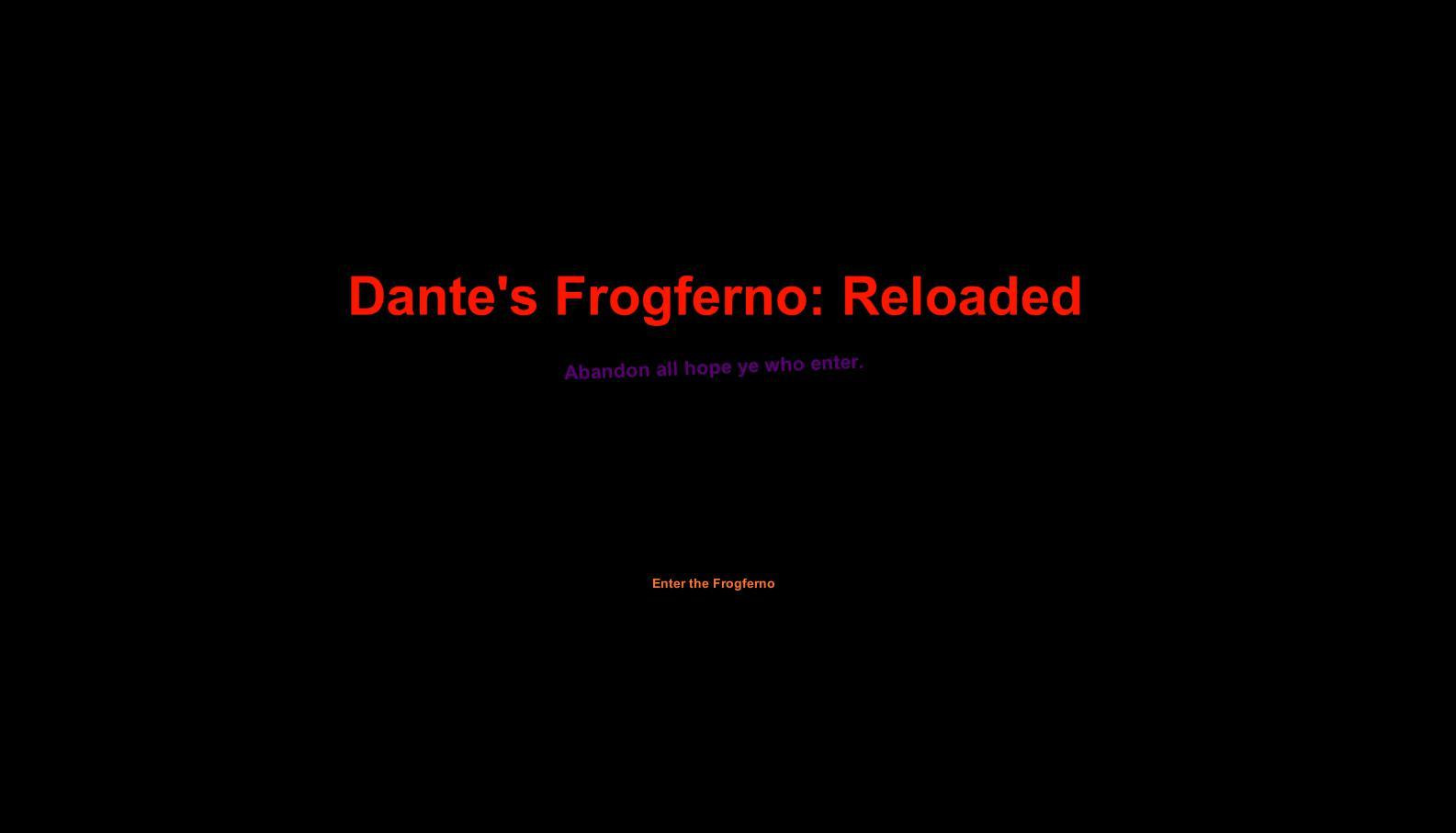 Dante's Frogferno Reloaded (Demo) (itch) - кадр 1