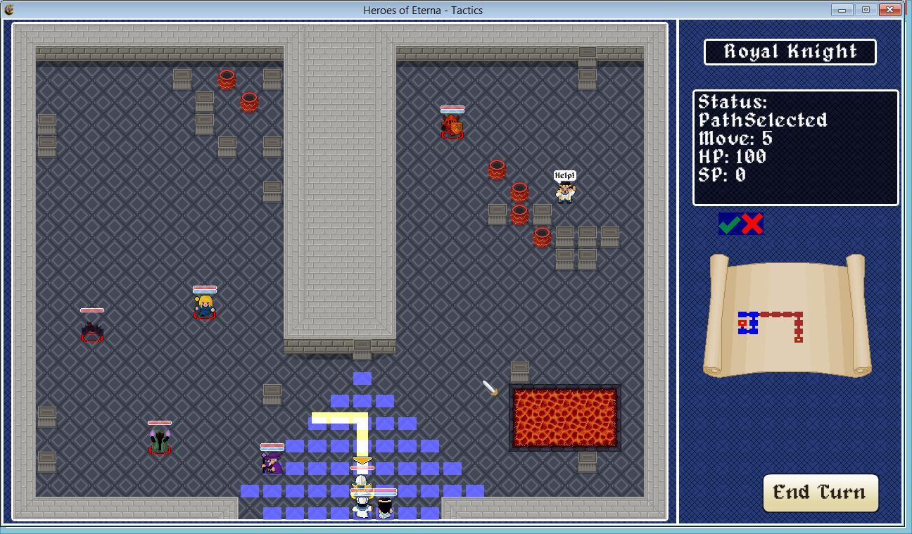 Heroes of Eterna - Tactics (itch) - кадр 4