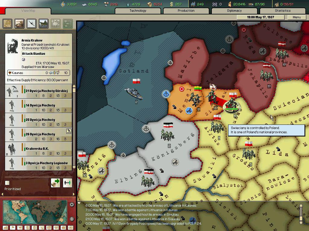 Hearts of Iron 2 Complete - кадр 12