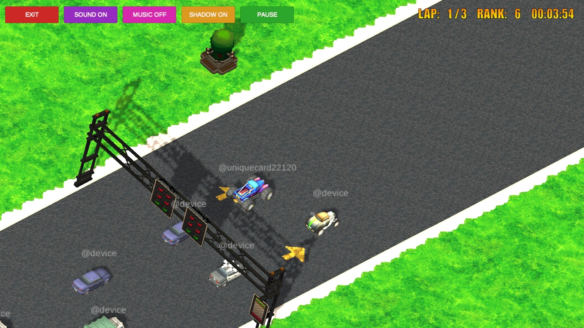 Micro Machines Racing On Line (itch) - кадр 6