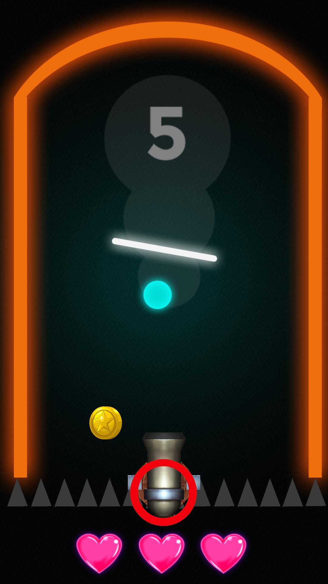 Glow Ball: Bouncy wall (itch) - кадр 4