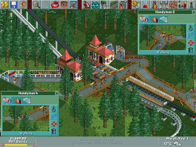 RollerCoaster Tycoon - кадр 6